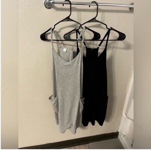 2 Pack Cotton Rompers